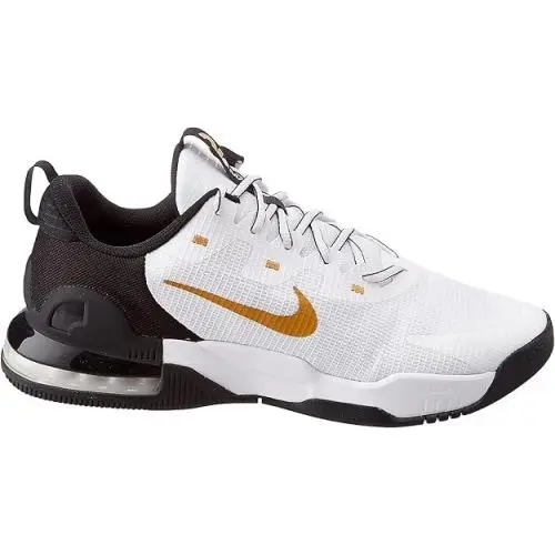 Nike Air Max Alpha Trainer 5 `white Gold Suede` DM0829-101 Shoes - White, Gold, Black