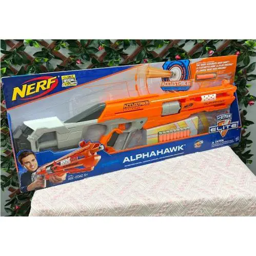 Nerf Accustrike Elite Alphahawk Foam Dart Blaster N-strike