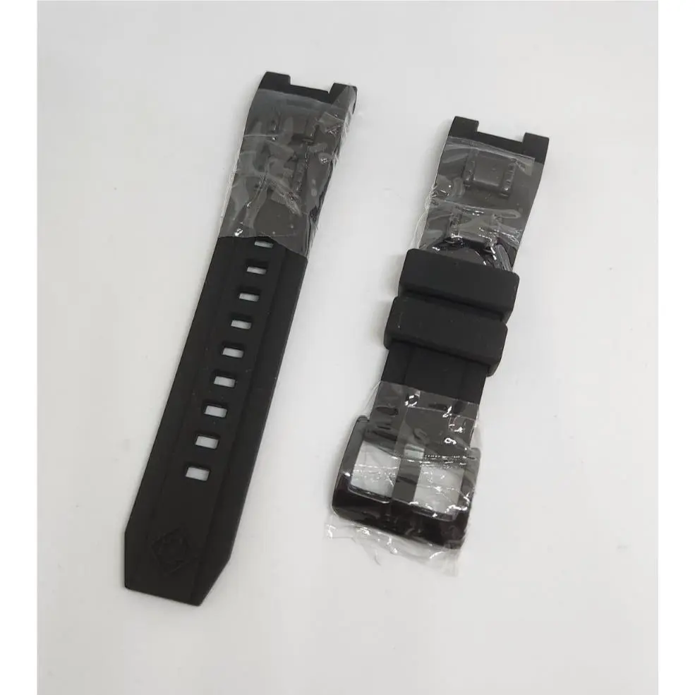 Invicta Subaqua Noma I San 1 Black Rubber Strap with Black Inserts Black Buckle
