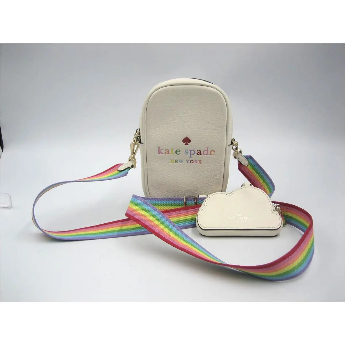 Kate Spade Mini Rainbow Collection North South Phone Crossbody Multi New