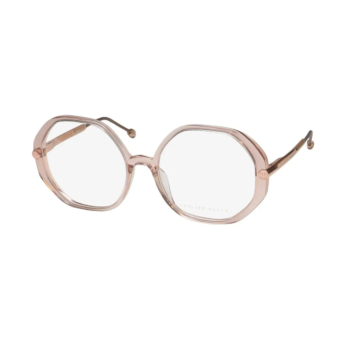 VPP053S Plein Panorama Lake Eyeglass Frame/glasses Licensed Item Transparent Pink by Philipp Plein