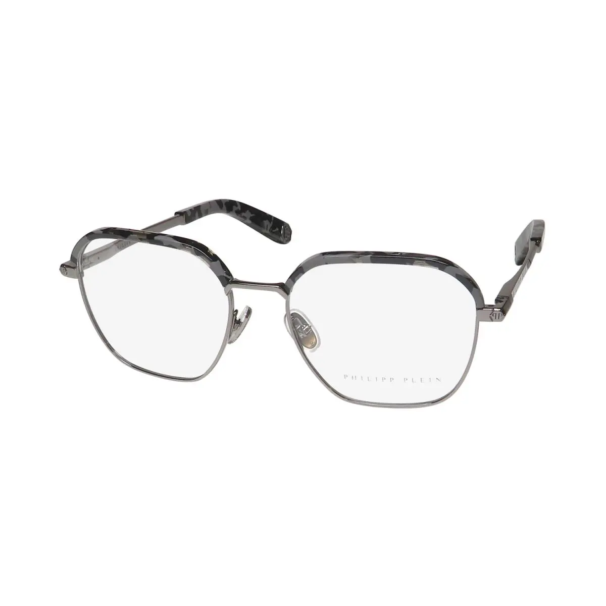 VPP017 Plein Treasure Eyeglass Frame/glasses Genuined Product Rare Grey / Gunmetal by Philipp Plein