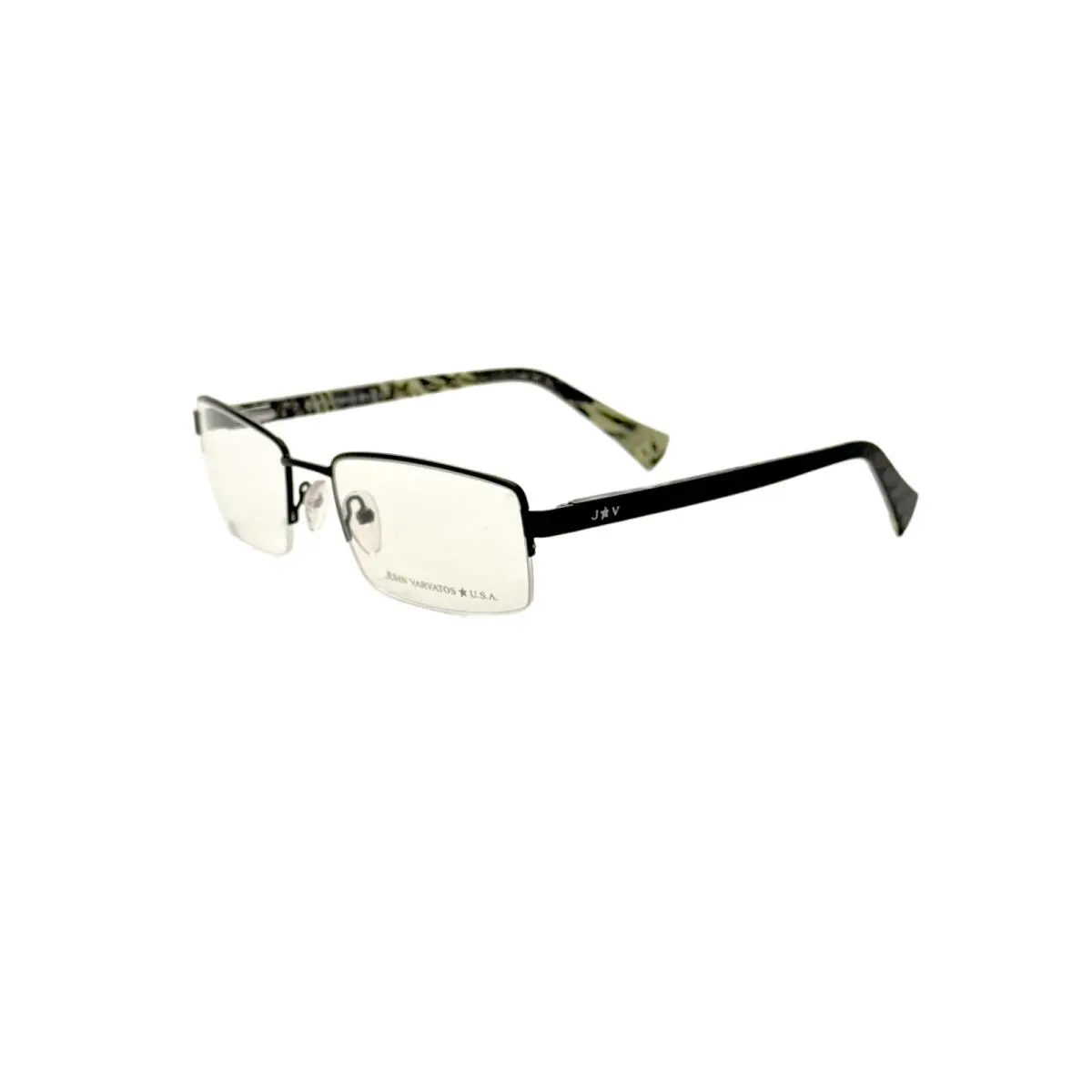 John Varvatos Men`s 56mm Black Opticals VJVC006560BLA