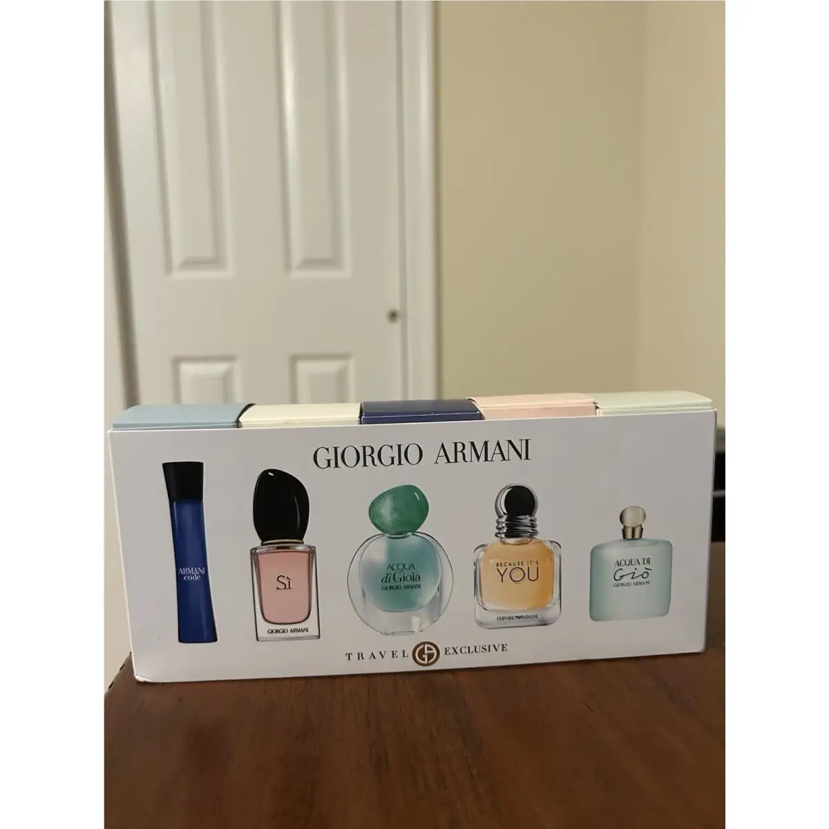 Giorgio Armani Travel Exclusive 5 Pc Mini Travel Gift Set