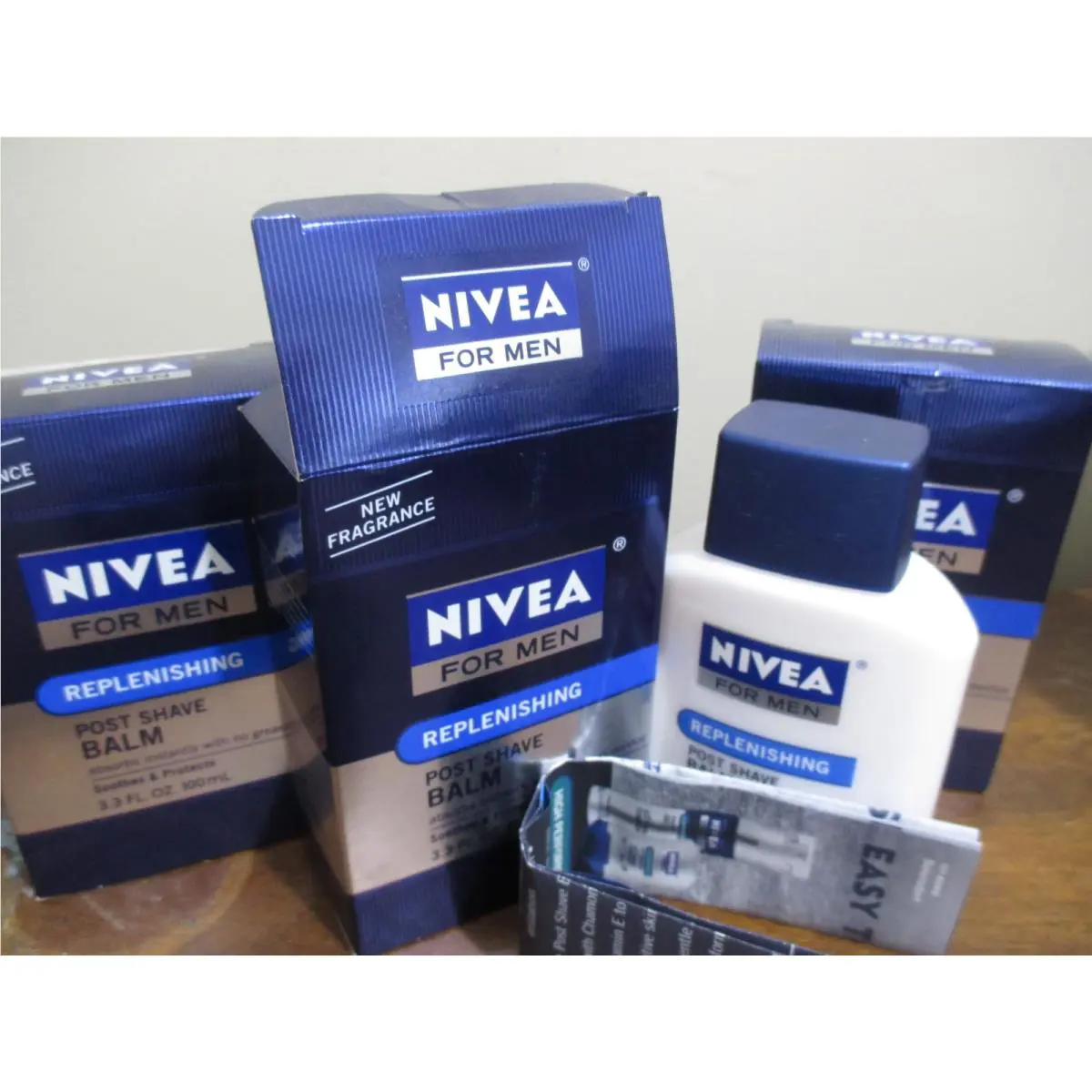 Lot of 3 Nivea Men Replenishing Post Shave Balm 3.3 oz