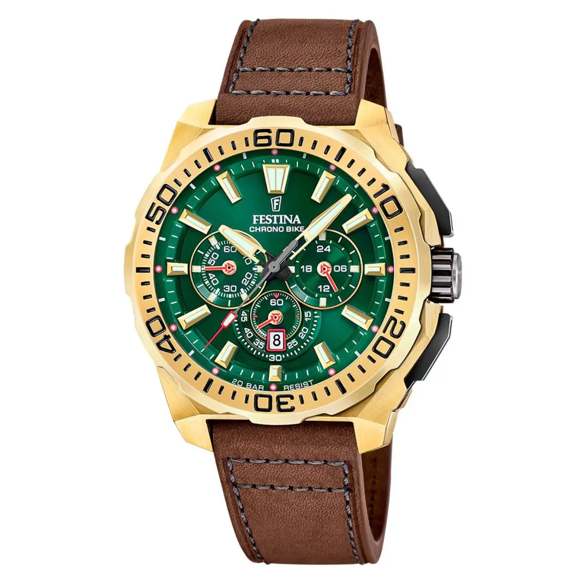 Watch Festina F20728/2 Chrono Bike Man 46mm Stainless Steel