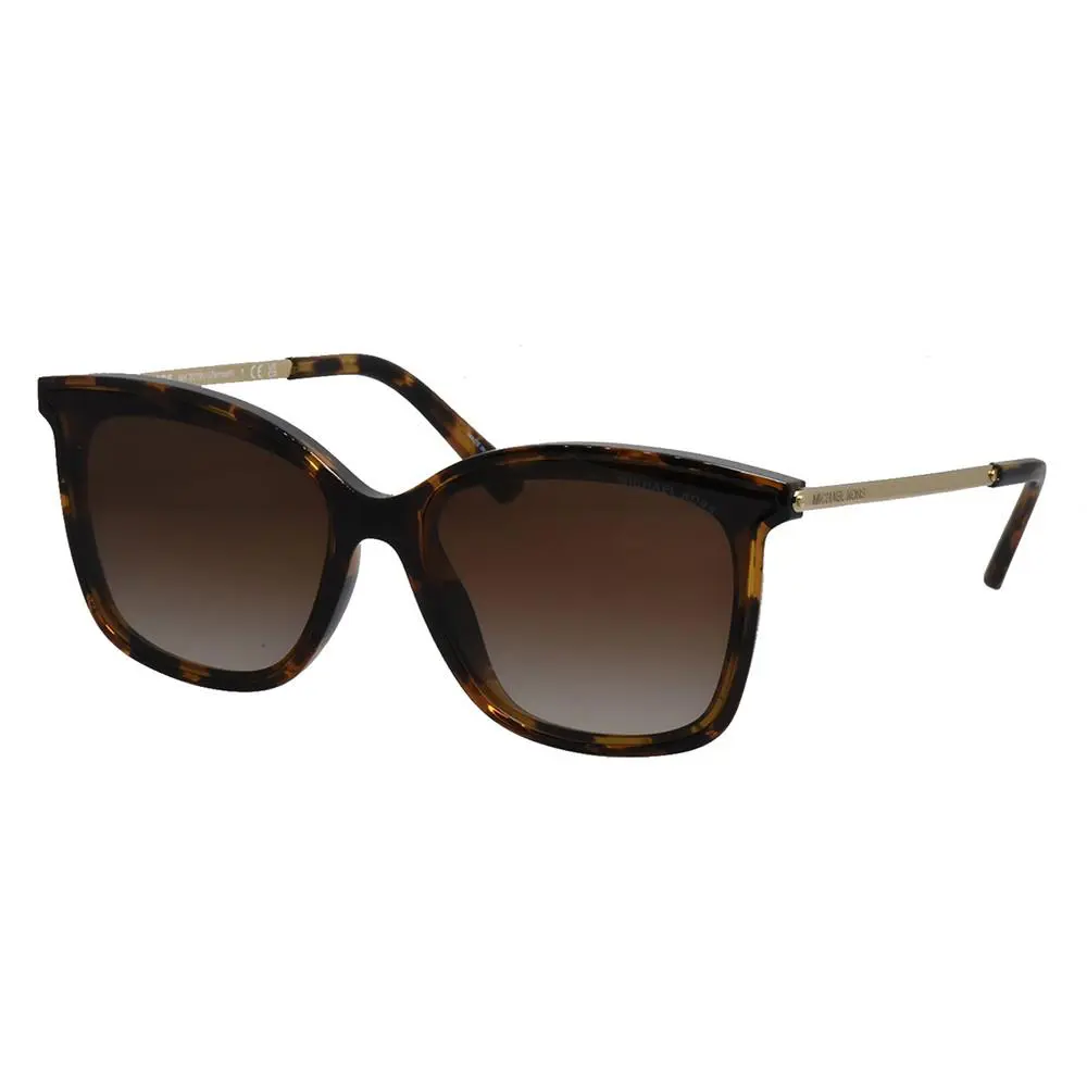 Michael Kors Zermatt MK 2079U 333313 Dark Tortoise Plastic Metal Sunglasses - Frame: Brown, Lens: Brown