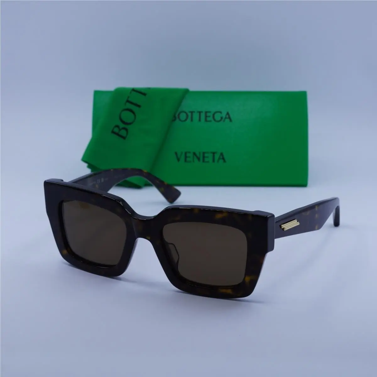 Bottega Veneta BV1212S 002 Havana/brown 52-20-145 Sunglasses