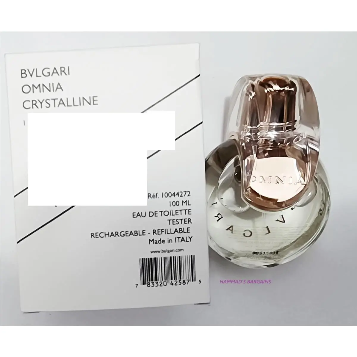 Bvlgari Omnia Crystalline Edt 3.4 OZ / 100 ML For Women Spray IN White Box
