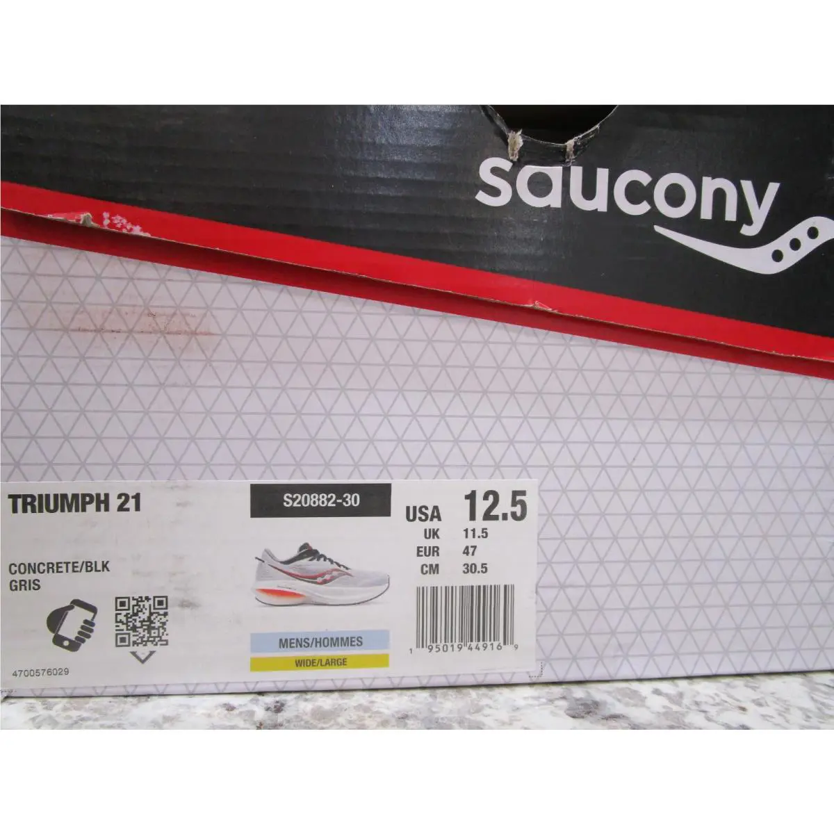 Saucony shoes - Saucony Triumph 21 - Triumph - S20882-30 - Concrete/Blk 4