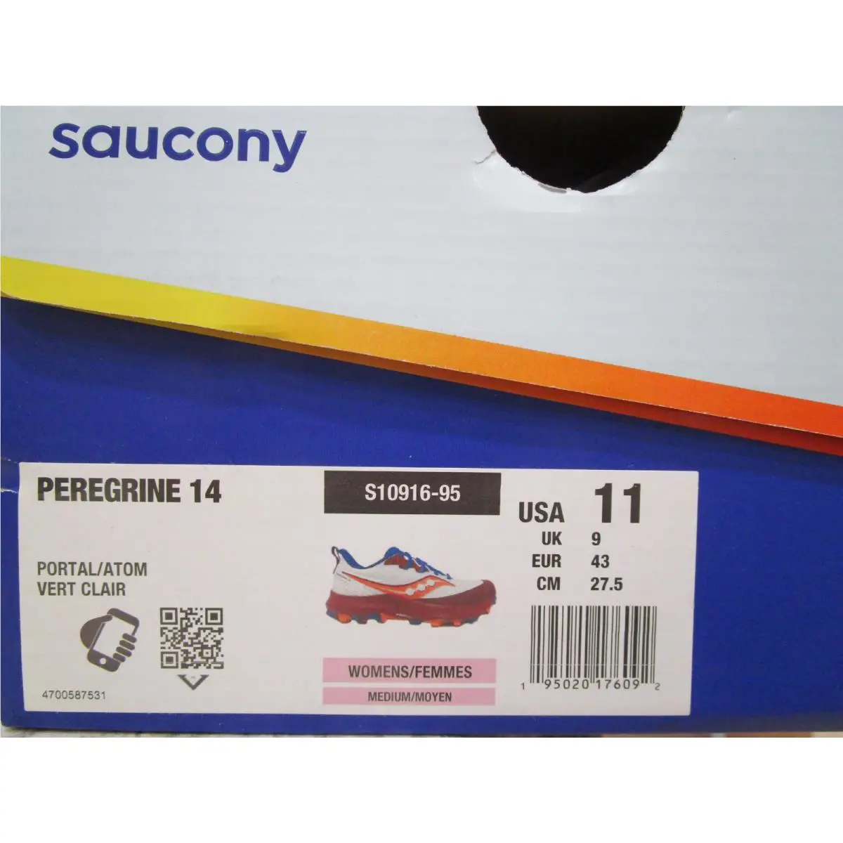 Saucony shoes - Saucony Peregrine 14 - Peregrine - S10916-95 - Portal/Atom 4