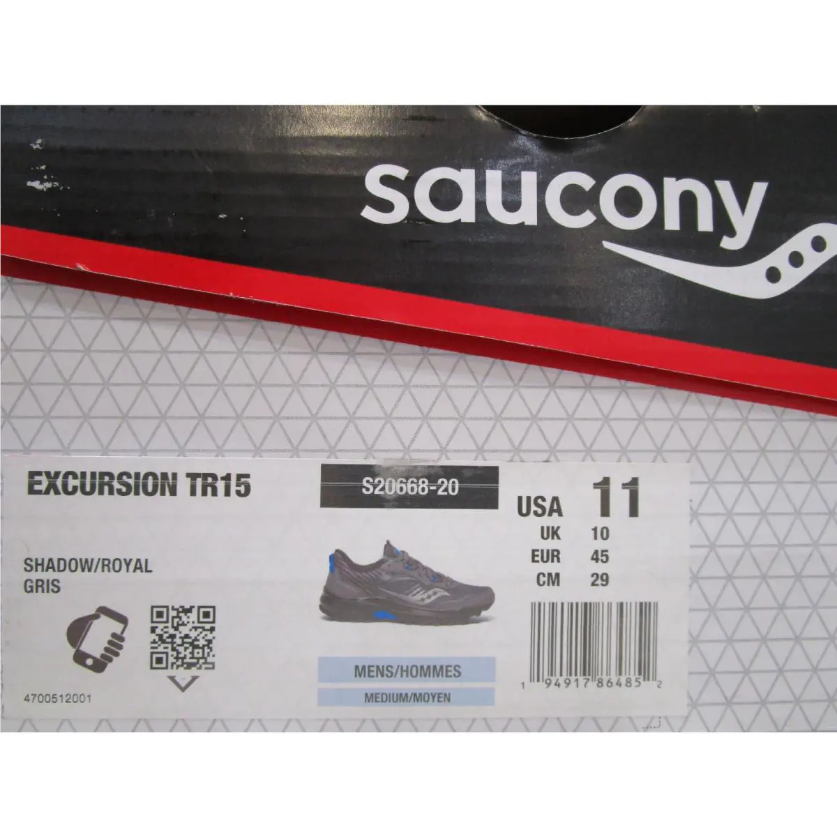 Saucony shoes - Saucony Excursion TR15 - Excursion - S20668-20 - Shadow/Royal 4