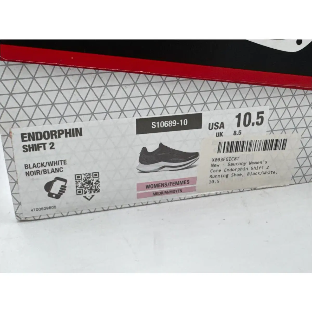 Saucony shoes - Saucony Endorphin 2 - Endorphin - S10689-10 - Black/White 1
