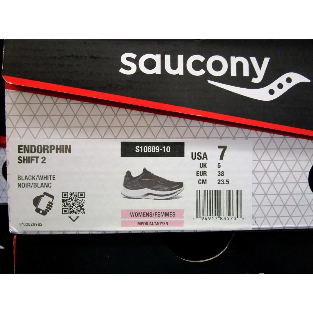 Saucony shoes - Saucony Endorphin 2 - Endorphin - S10689-10 - Black/White 4