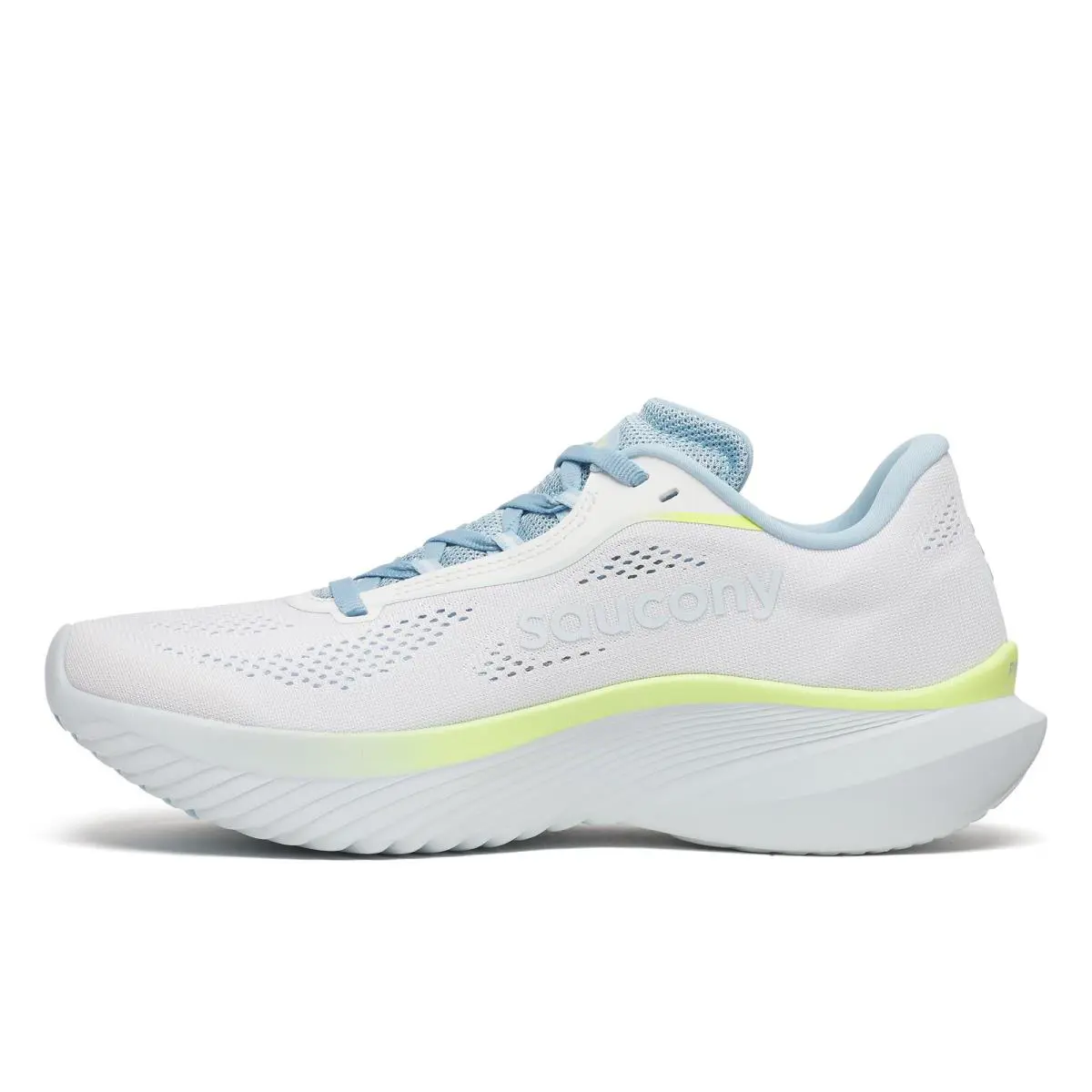 Saucony Women`s Kinvara 15 Sneaker White/icemelt 11 - White/Icemelt