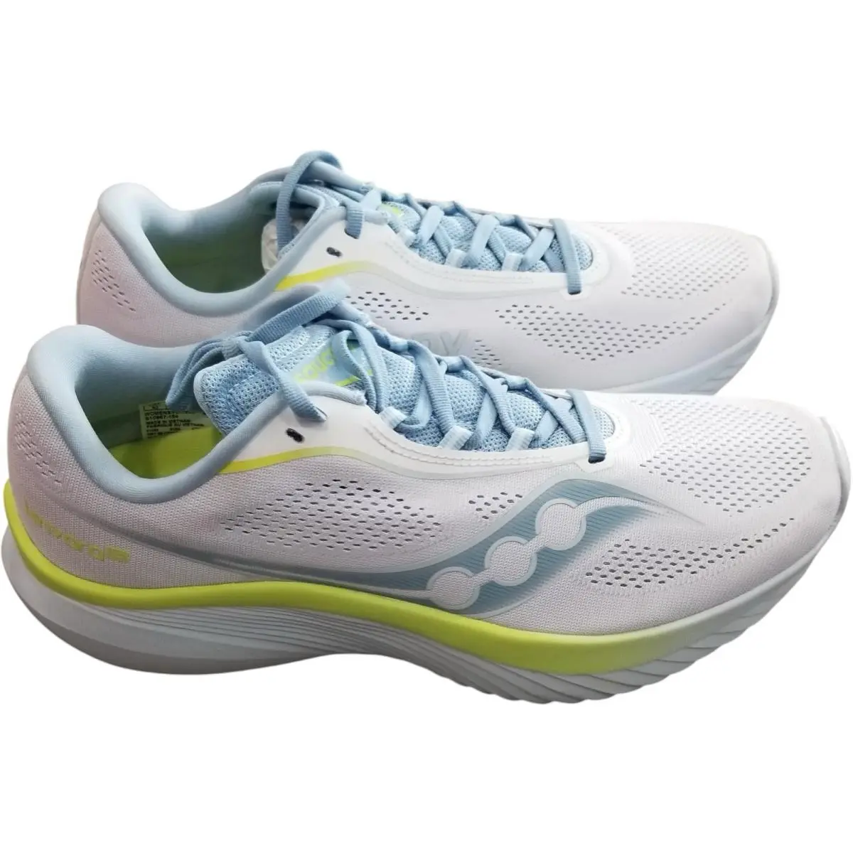 Saucony® Women`s Kinvara™ 15 Road Running Shoes in White / Icemelt Size 11 - White