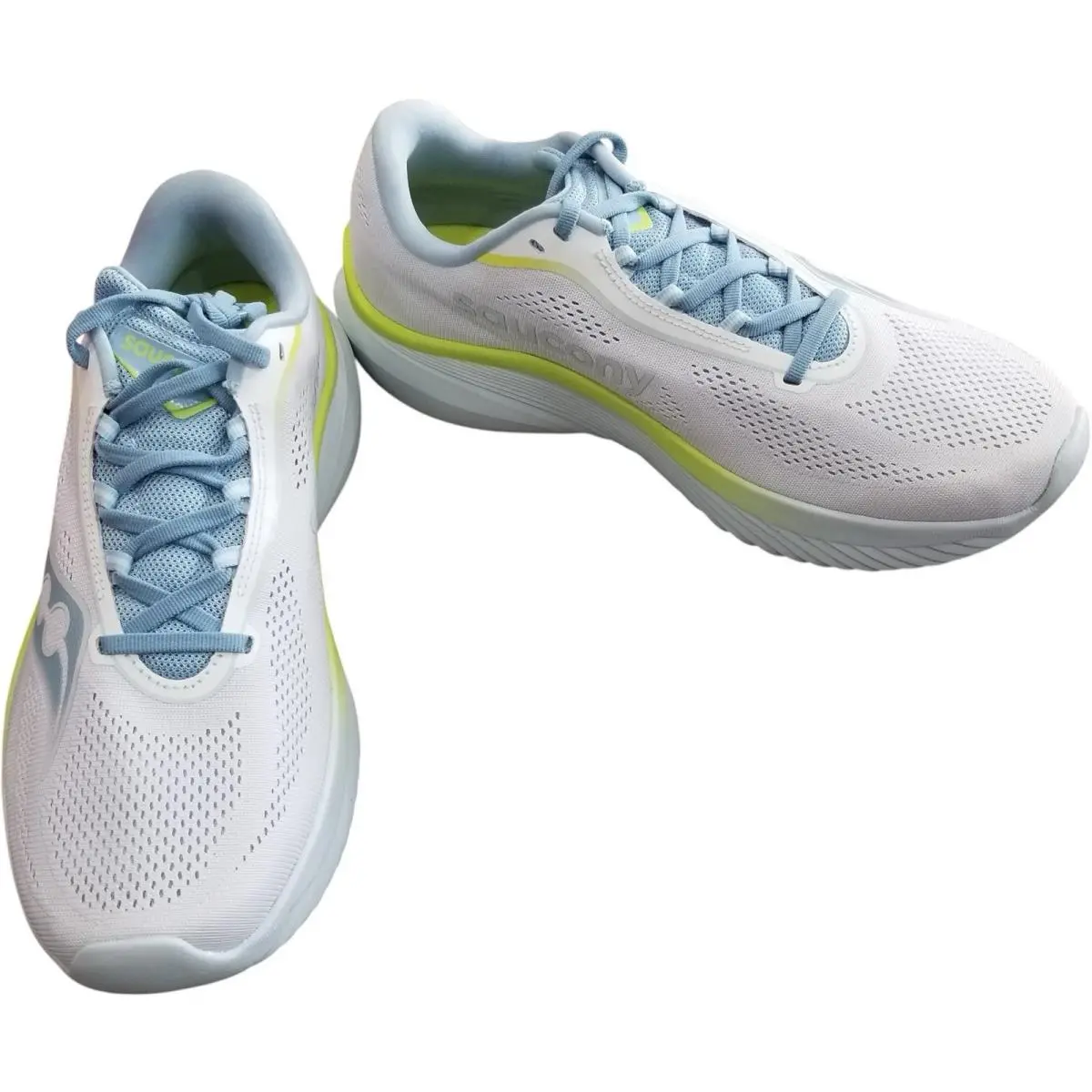 Saucony shoes - Saucony® Women`s 9 B Kinvara 15 Road Running Shoes in White/Iceme - S10967-154 - White 1
