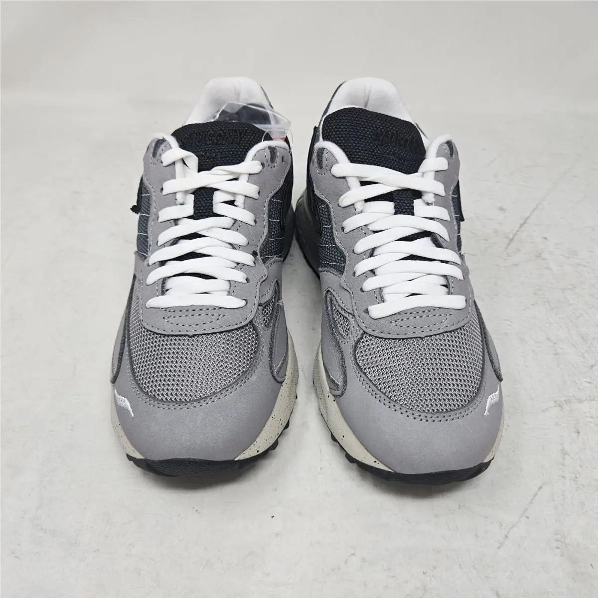 Saucony shoes - Saucony 3D Grid Hurricane - Grid Hurricane - S70670-1 - Grey / Grey / Green (UPC: 195017559082) 2