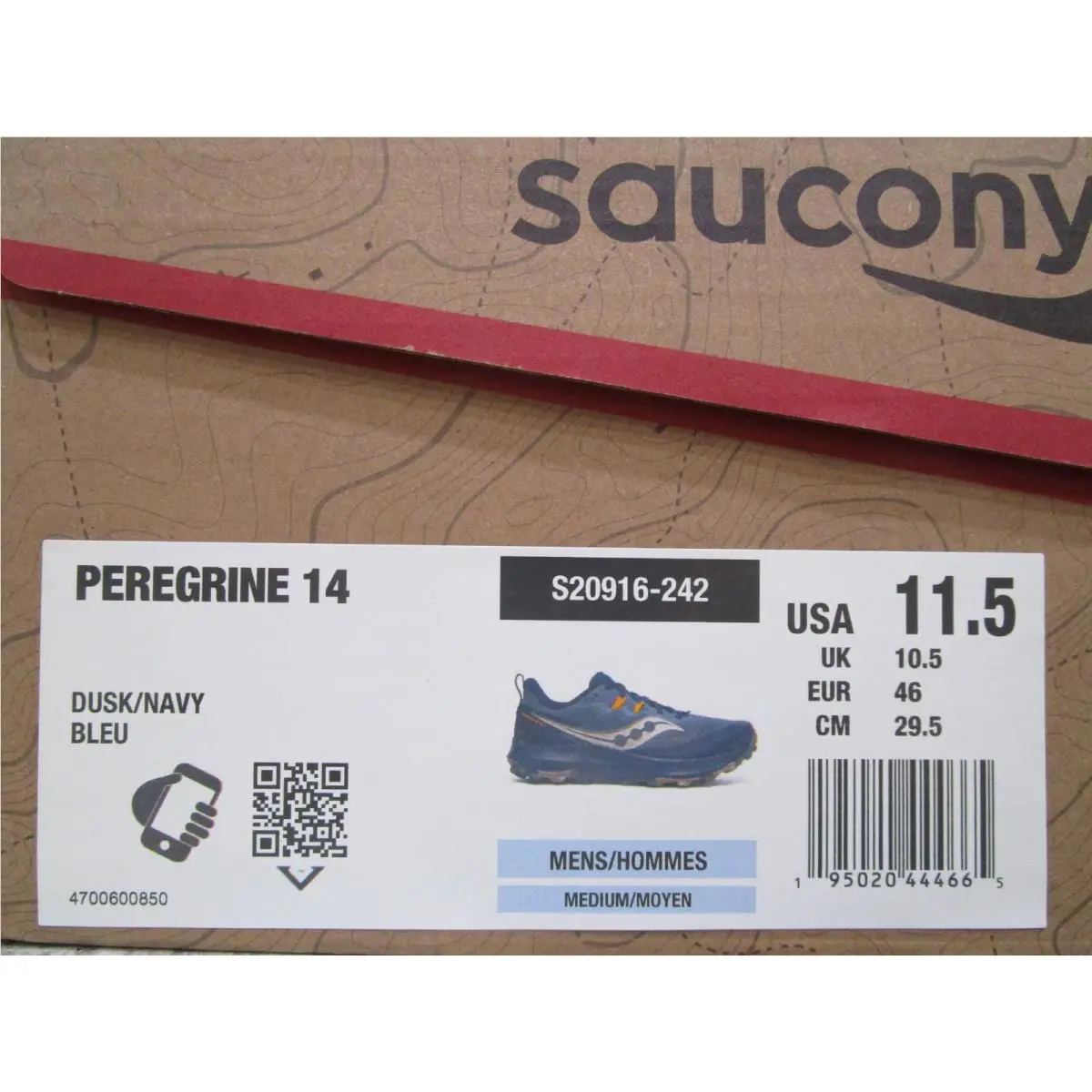 Saucony shoes - Saucony Peregrine 14 - Peregrine - S20916-242 - Dusk/Navy 5