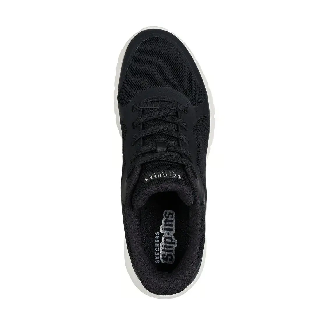 Skechers shoes - Slip-ins Uno Flex - EZ Air Slip-ins - 183312 BLK - Black/White 2
