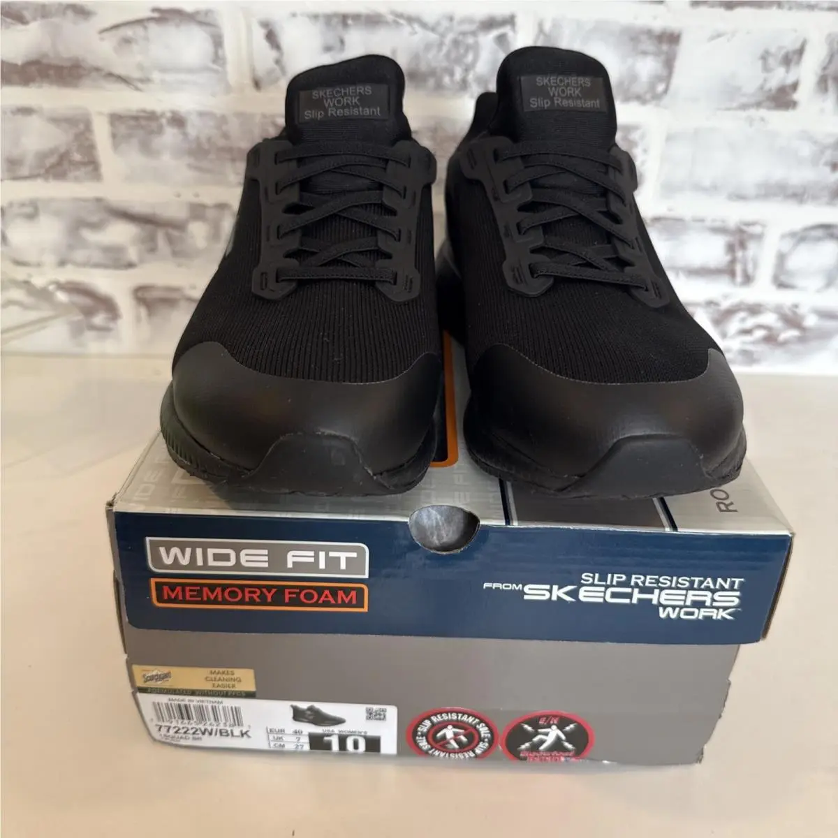 Skechers shoes - Skechers Work Relaxed Fit - Work Relaxed Fit - 77222 - Black 0