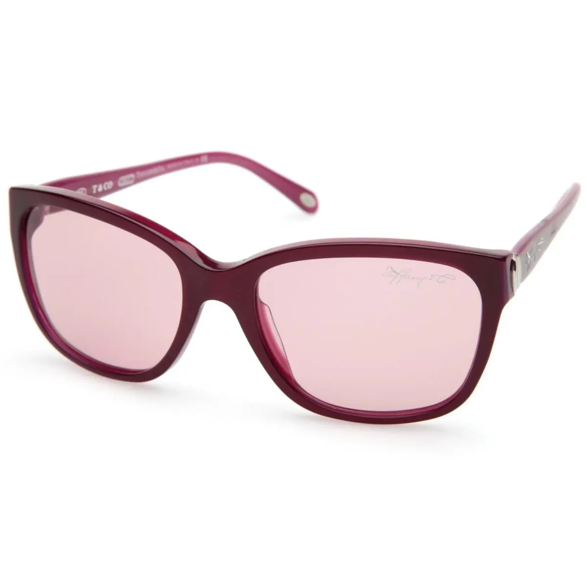 Tiffany Co Sunglasses TF4083 8173F5 56mm Purple / Light Purple Lens Vintage