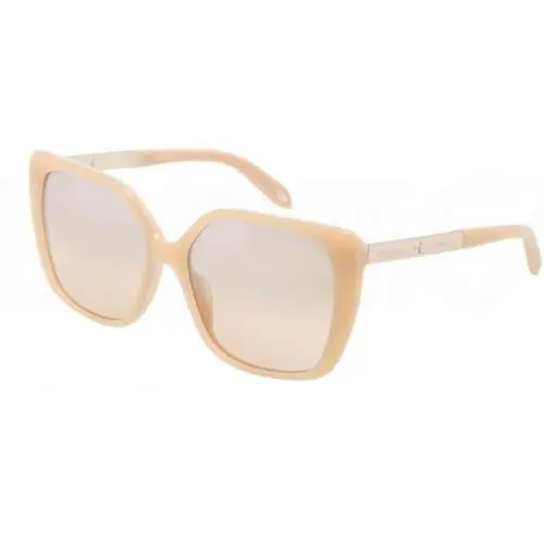 Tiffany Co Sunglasses TF4074B 8150/3D 56mm Beige / Silver Miirror Lens