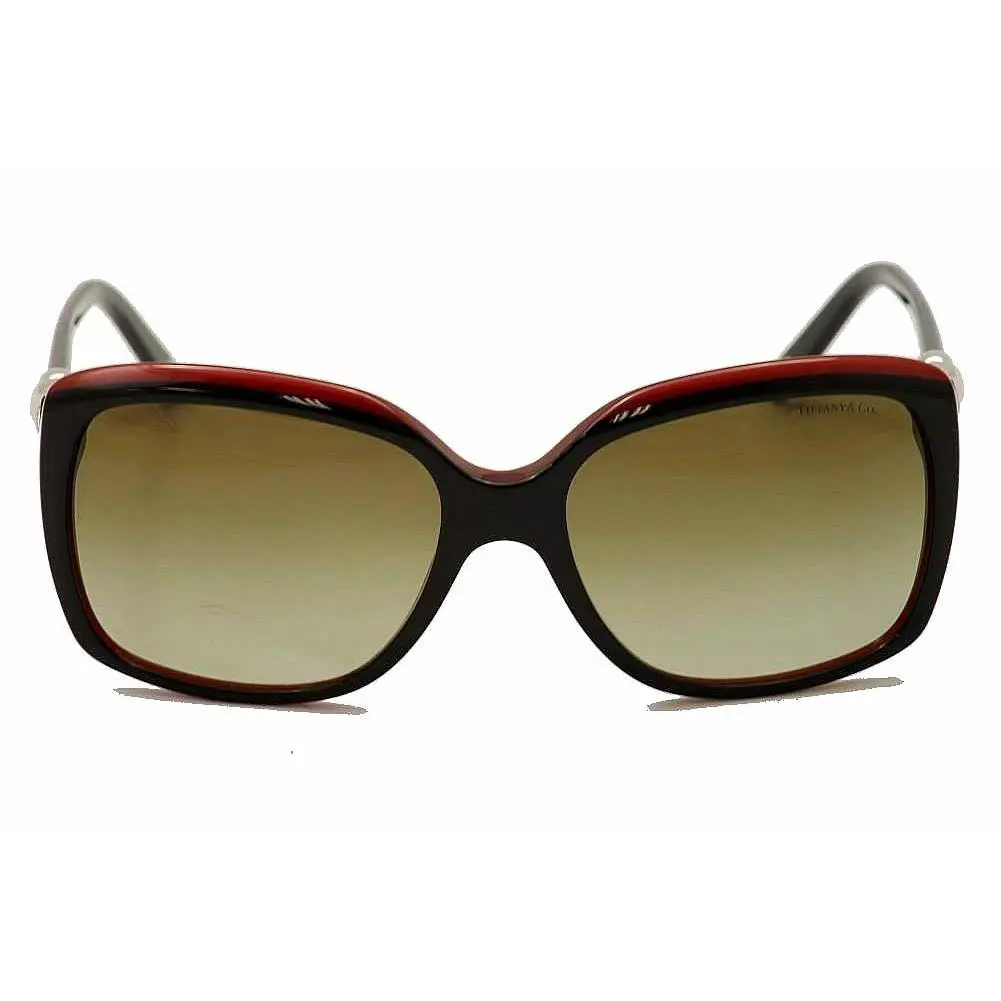 Tiffany Co Vintage Sunglasses TF4076 8156/3M 58mm Black Red / Gradient Lens by Tiffany & Co.