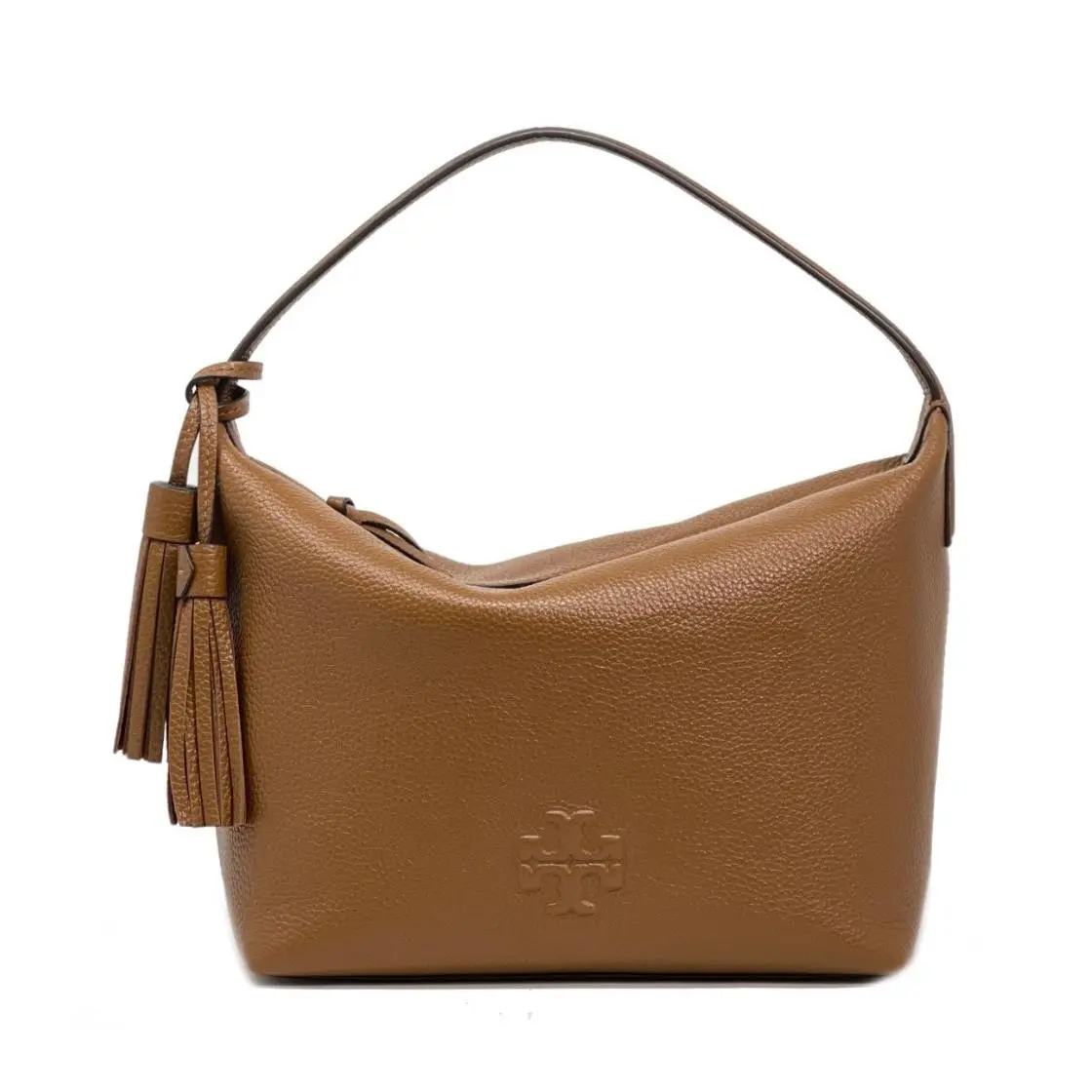 Tory Burch Women`s Thea Small Slouchy Shoulder Bag Moose Brown 86844