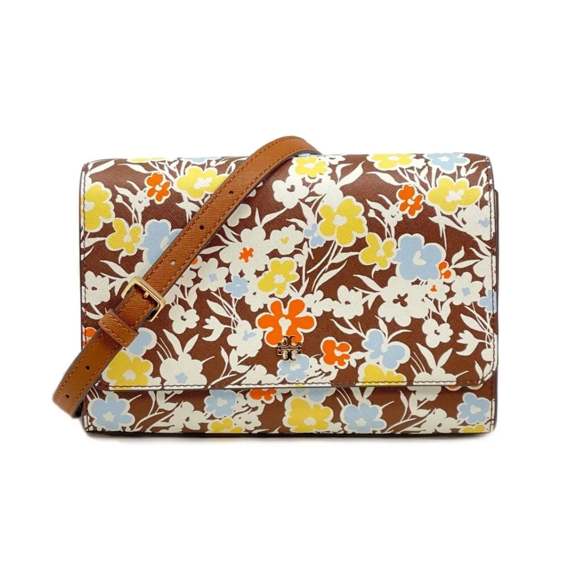 Tory Burch Women`s Emerson Printed Combo Crossbody Bag Reverie 87934