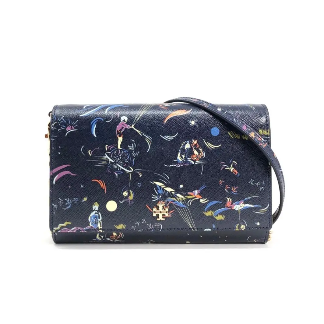 Tory Burch Women`s Daydreamer Chain Wallet Crossbody Bag Navy 64195