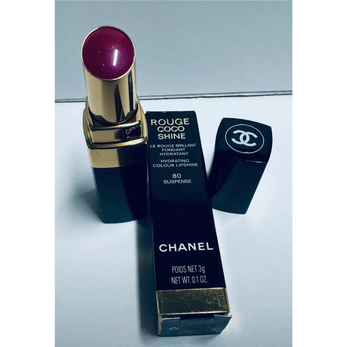 1 Pc x 80 Suspense Chanel Rouge Coco Shine Colour Lipshine