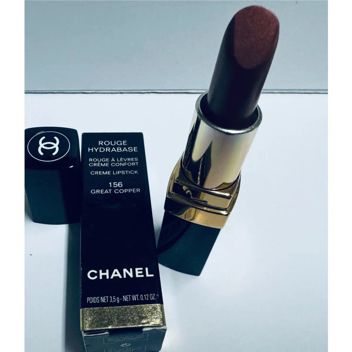1 Pc x 156 Great Copper by Chanel Rouge Hydrabase Creme Lipstick