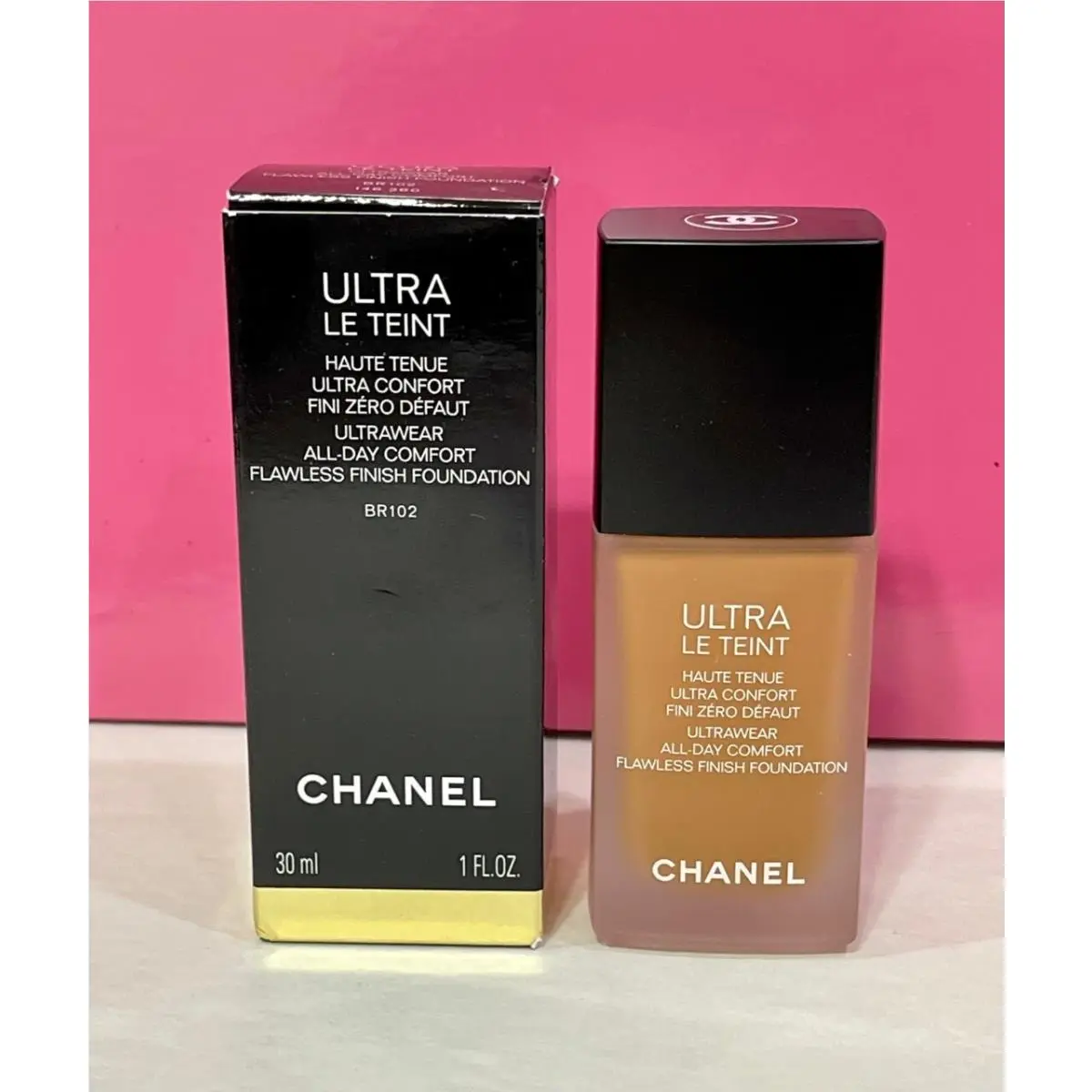 Chanel Ultra Le Teint Ultrawear All Day Comfort Flawless Finish Foundation BR102