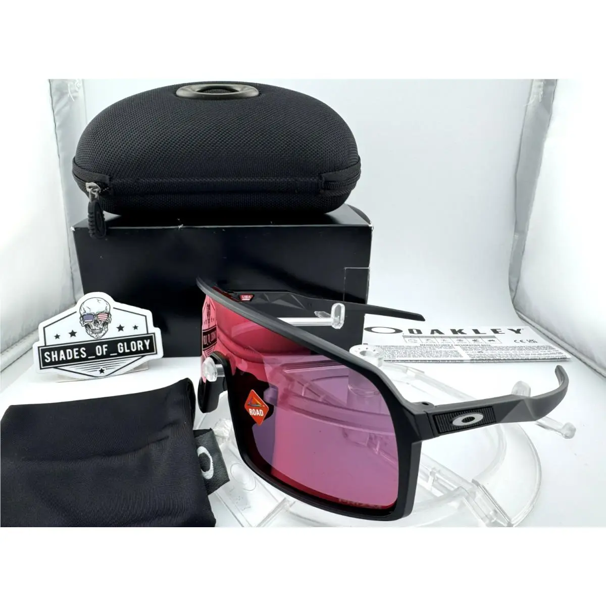 Oakley Sutro Matte Black W/ Prizm Road Sunglasses OO9406-08 37MM