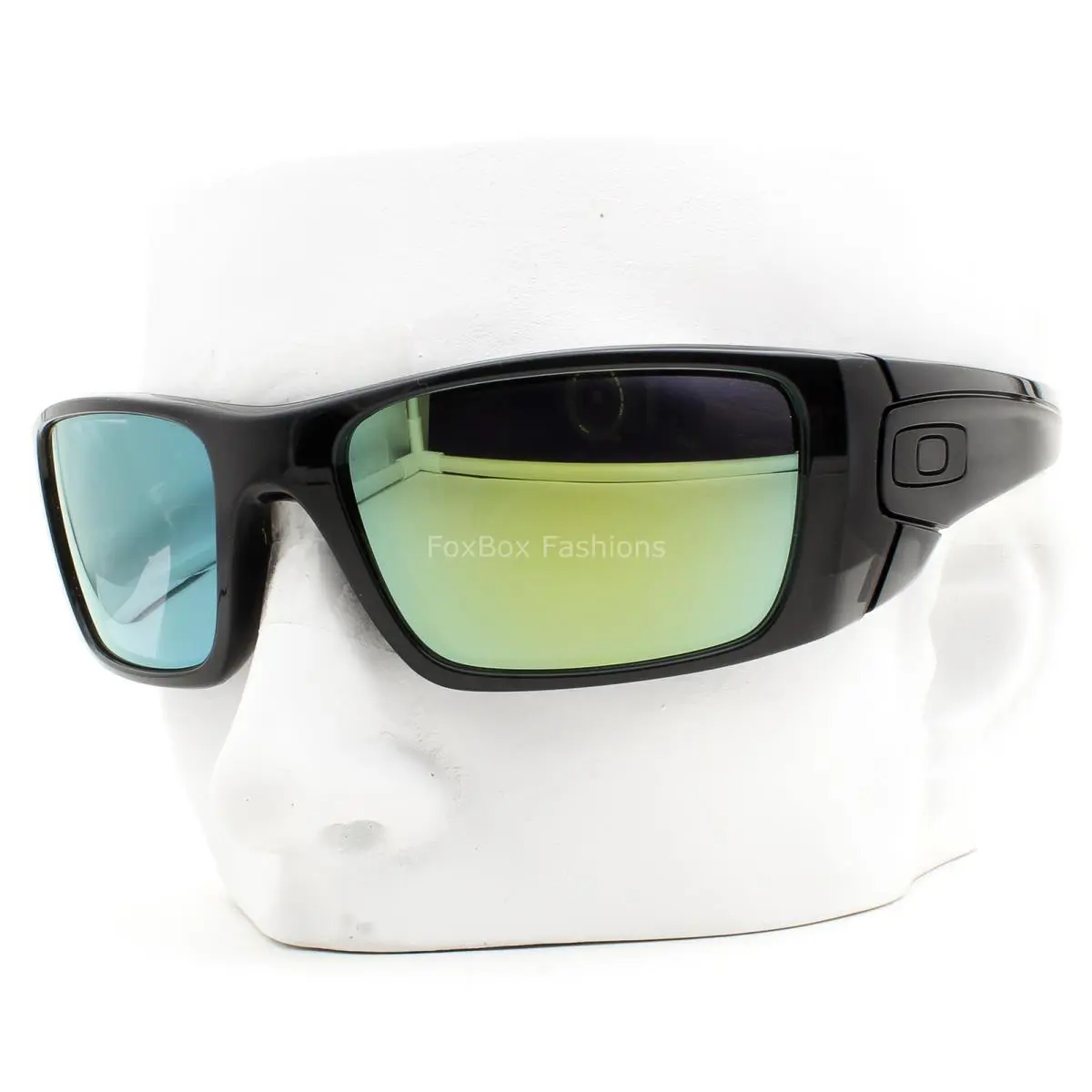 Fuel Cell Sunglasses OO9096-85 Polished Black Ink Emerald Iridium W/pouch by Oakley