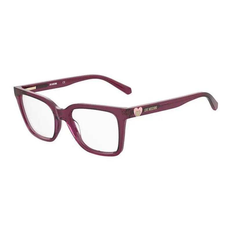 Love MOL603 0MU1 00 Fuchsia 52mm Eyeglasses by Moschino