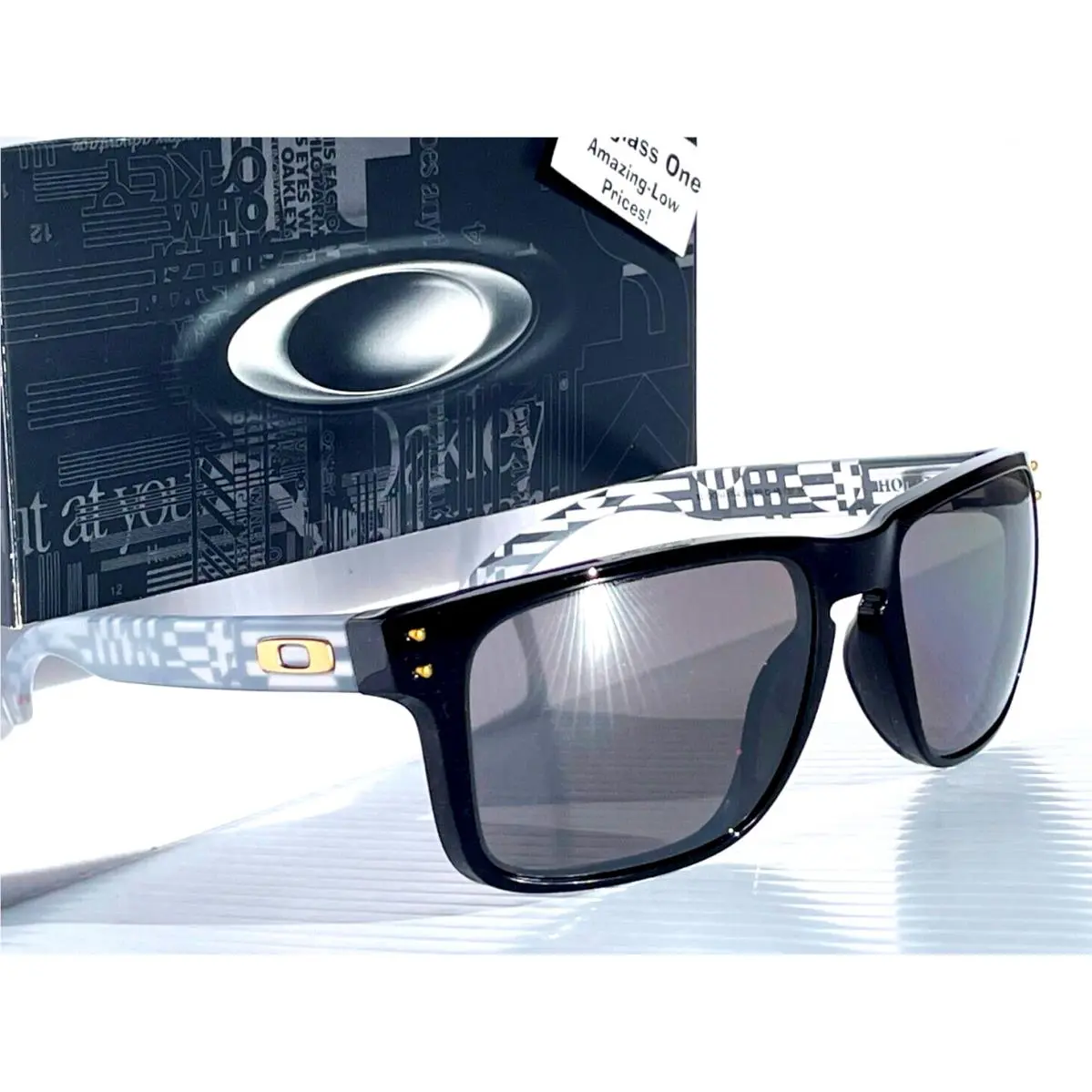 Oakley Holbrook XL Introspect Black Polarized Prizm Black Lens Sunglass 9417-43