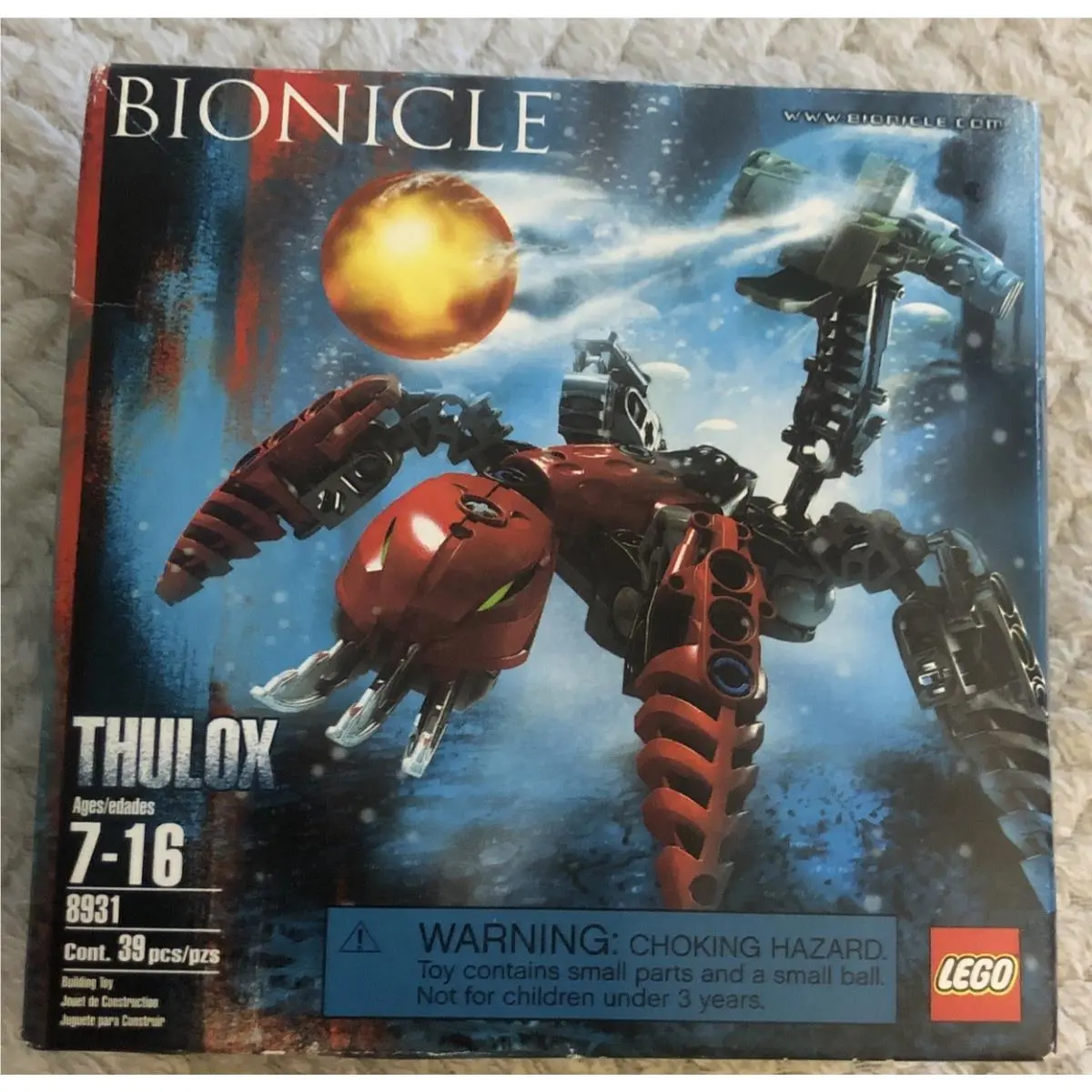 Lego Bionicle Thulox 8931 Set