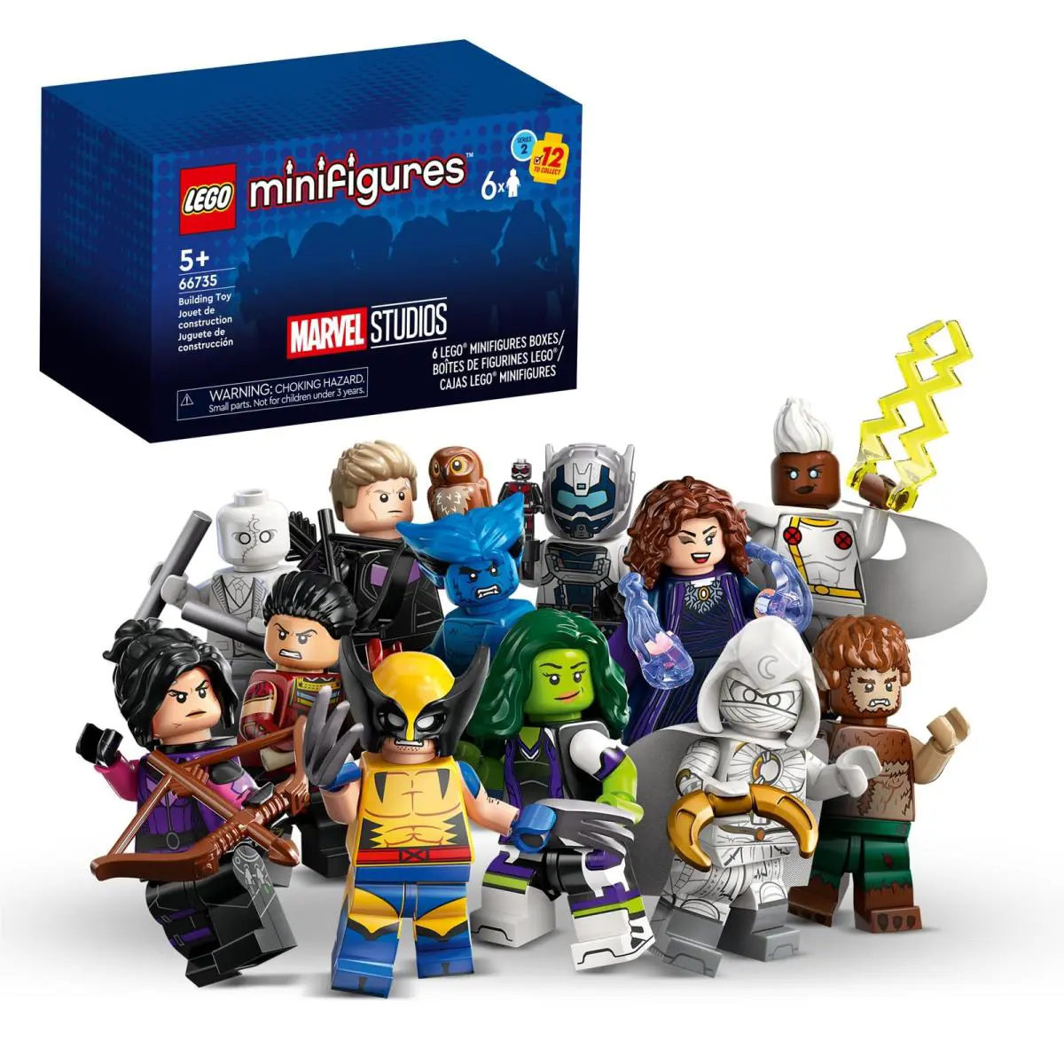 Lego Marvel Minifigures Series 2 6 Pack Random Characters Ages 5 and Up