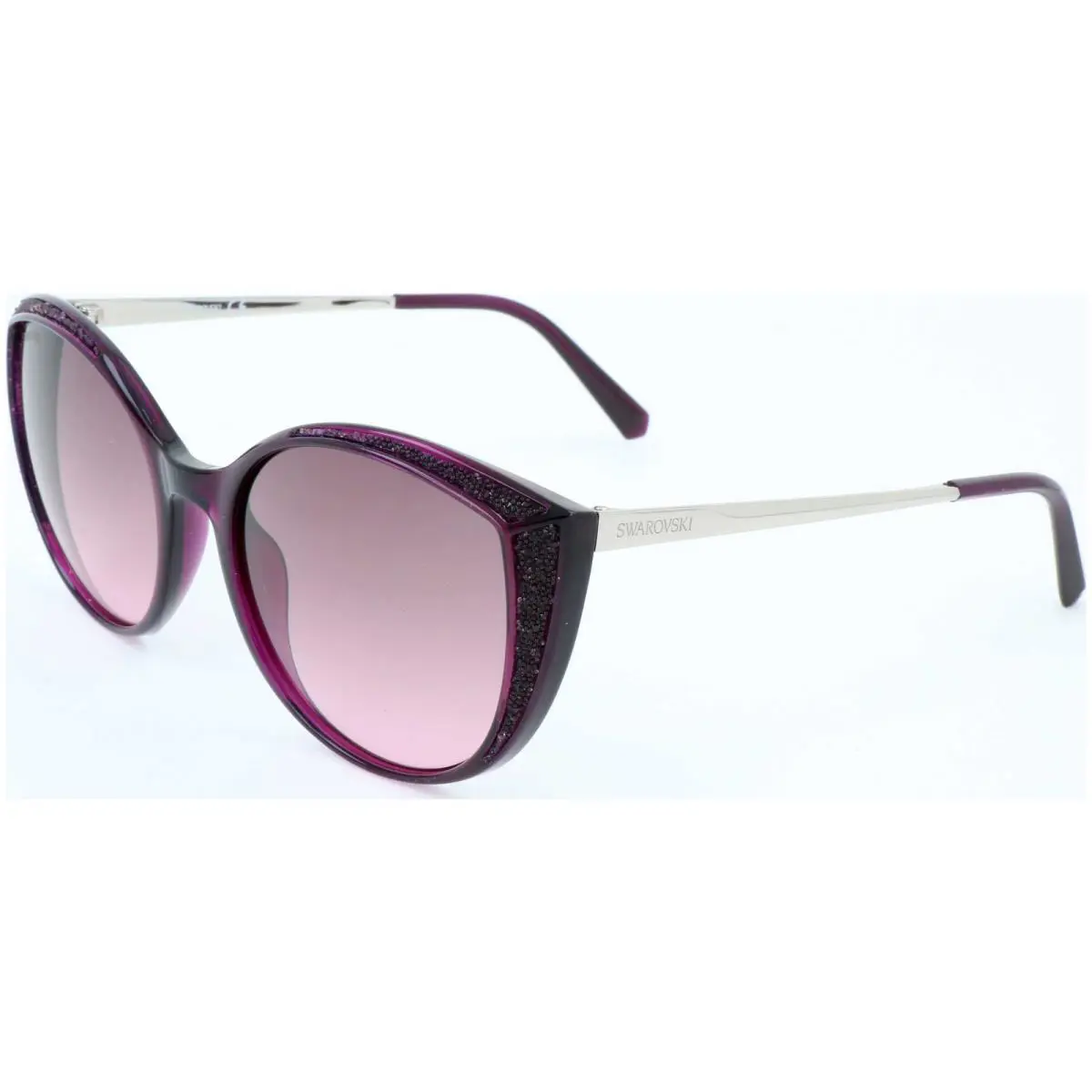 Swarovski Women`s 55 mm Shiny Lilac Sunglasses SK0168-78F