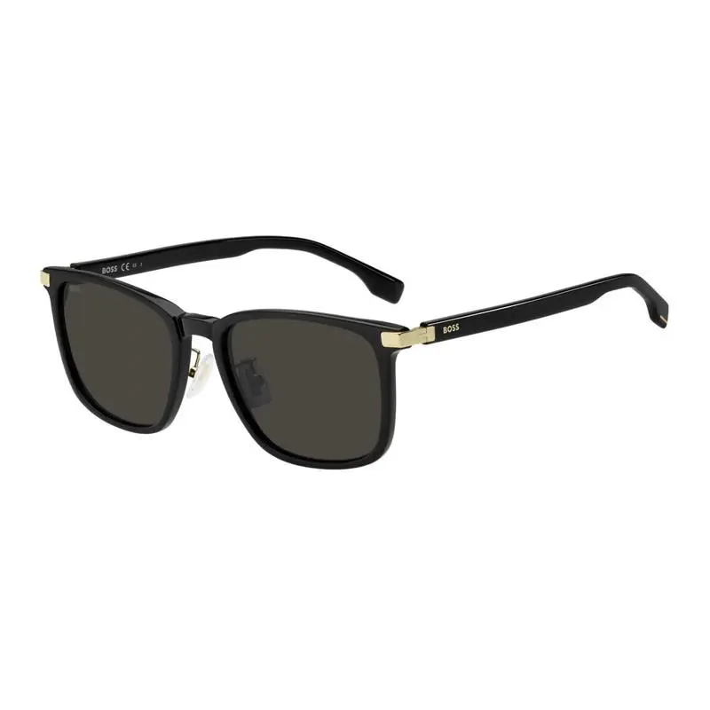Hugo Boss Boss 1406/F/SK 02M2 IR Black/gold/grey 57-20-145 Sunglasses - Frame: Black/Gold, Lens: Grey, code: 02M2IR