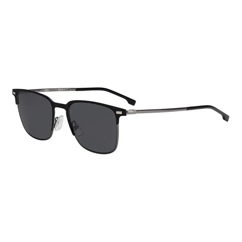 Hugo Boss Boss 1019/S 0003 00 Matte Black/grey Blue 54-19-140 Sunglasses