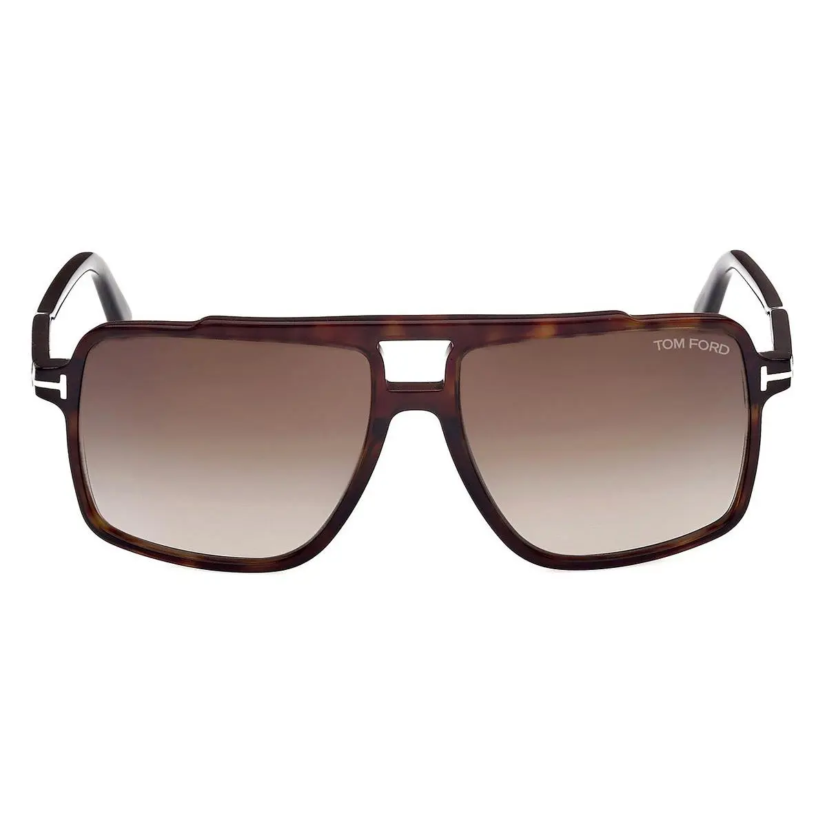 Tom Ford Kemp FT1177 Sunglasses Male Dark Havana 59mm - Frame: Dark Havana, Lens: Gradient Smoke