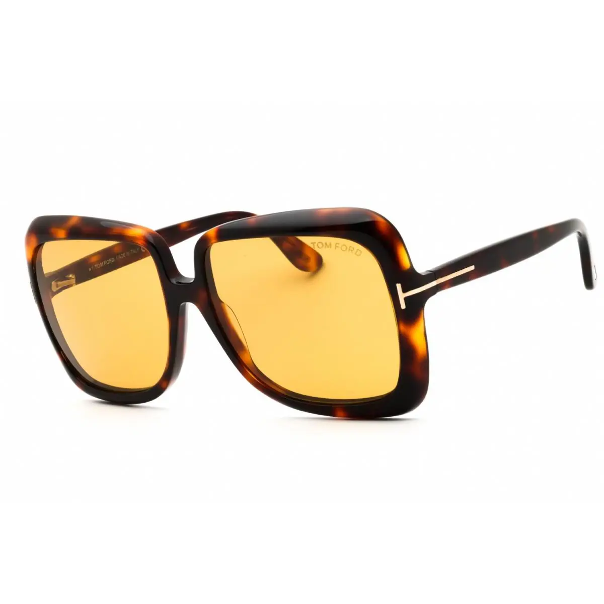 Tom Ford Lorelai FT1156 52E Acetate Dark Havana Brown 59 mm Women`s Sunglasses - Frame: Dark Havana, Lens: Brown