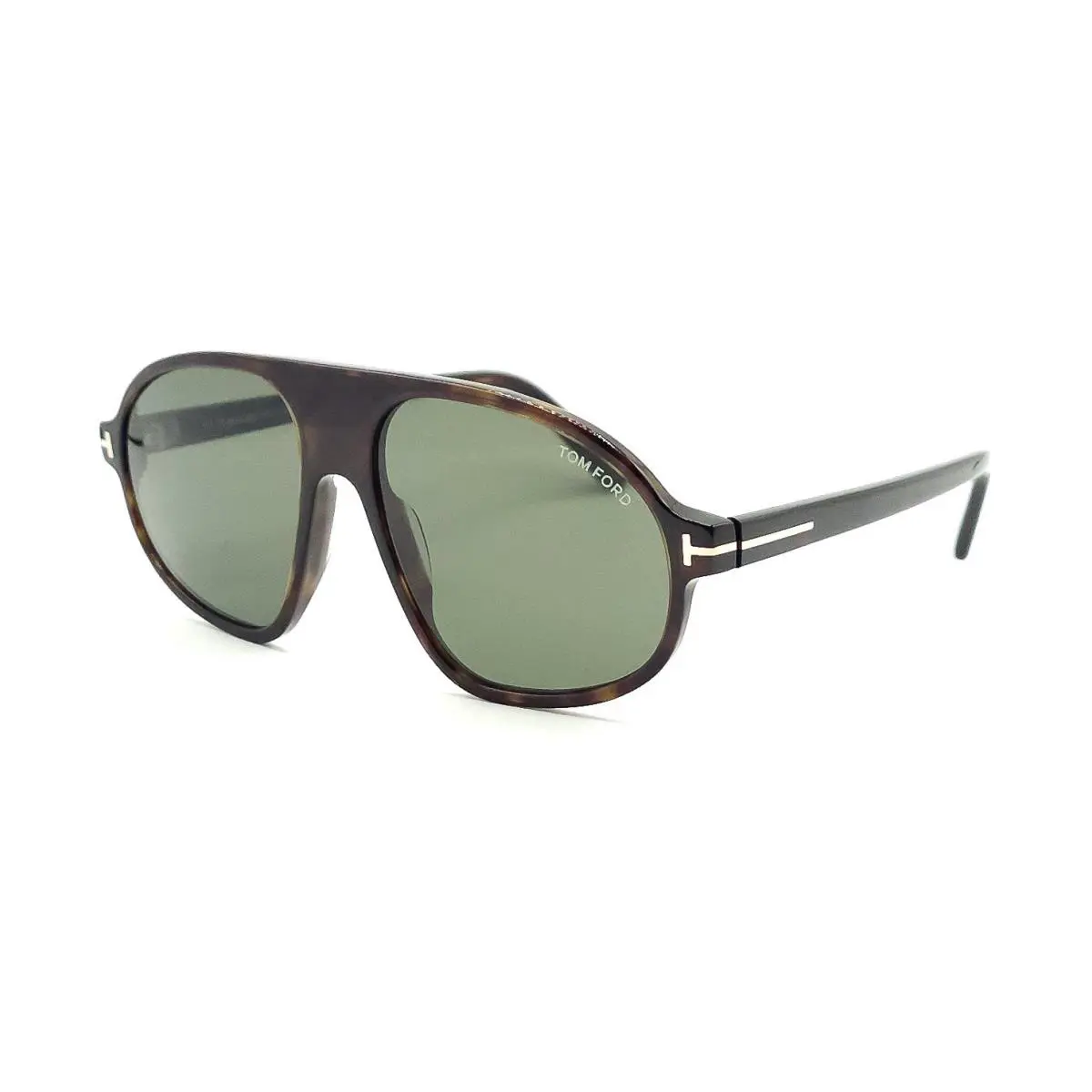 Tom Ford Leon TF1071 30F Gold Brown Metal Aviator Sunglasses 1071 - Frame: Gold, Lens: Brown