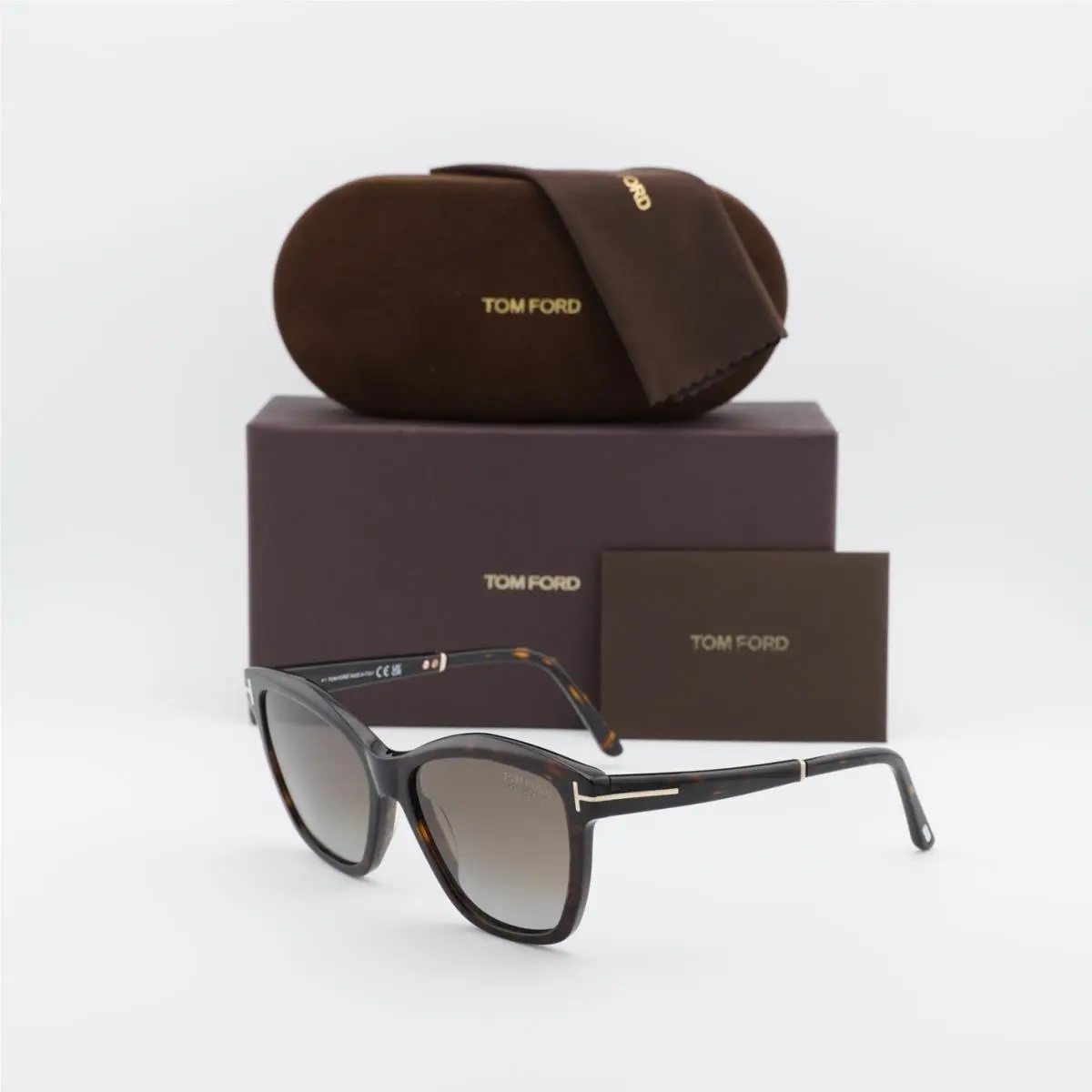 Tom Ford FT1087 52H Dark Havana/brown Gradient Polarized 54-16-140