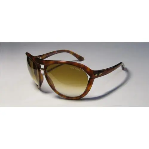 Tom Ford Milo Sunglasses TF73 116 62mm Havana / Brown Gradient Lens