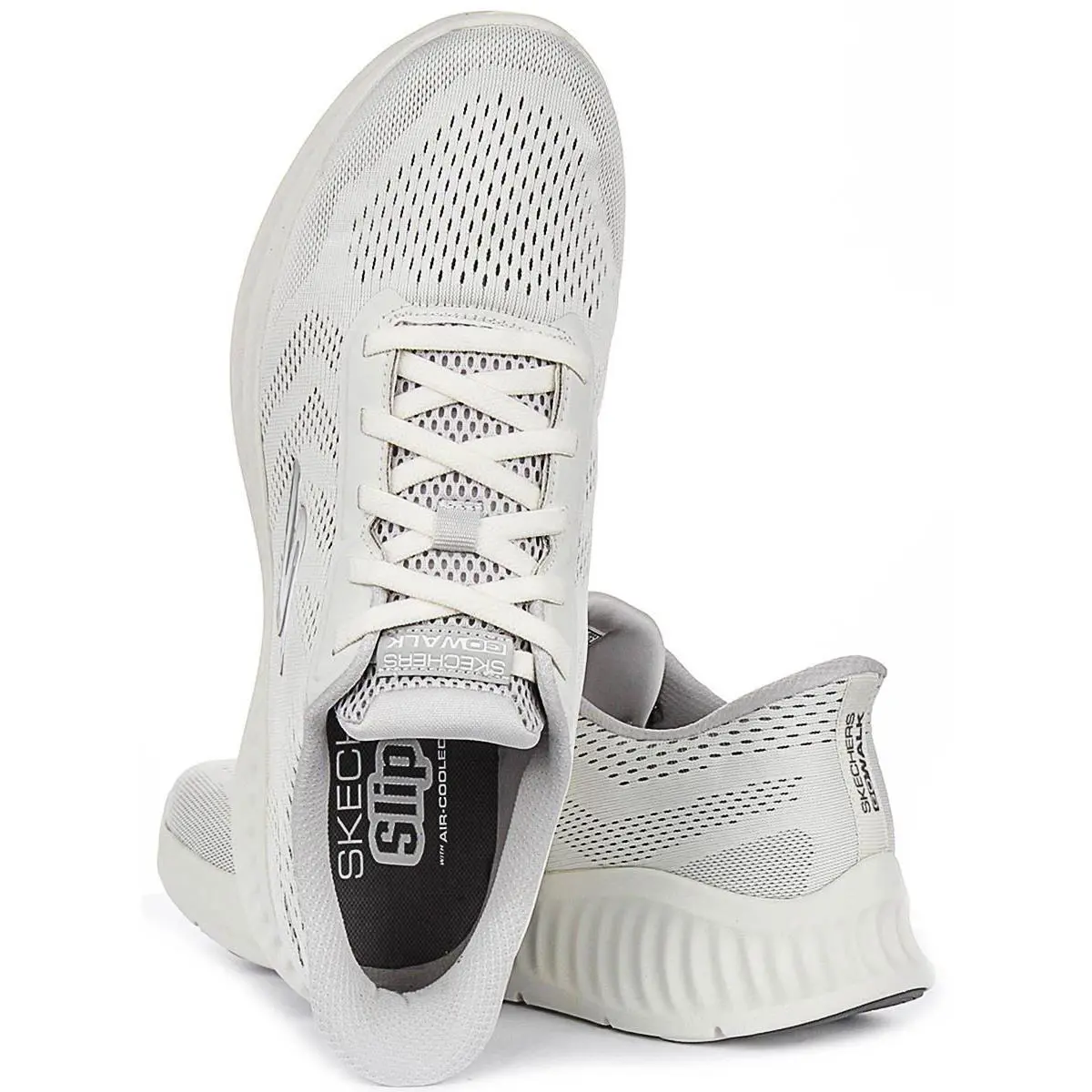 Skechers shoes - White Grey 2