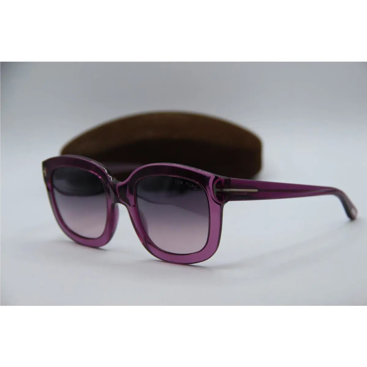 Tom Ford Christophe TF279 90W Purple Gradient Sunglasses W/case 53-23